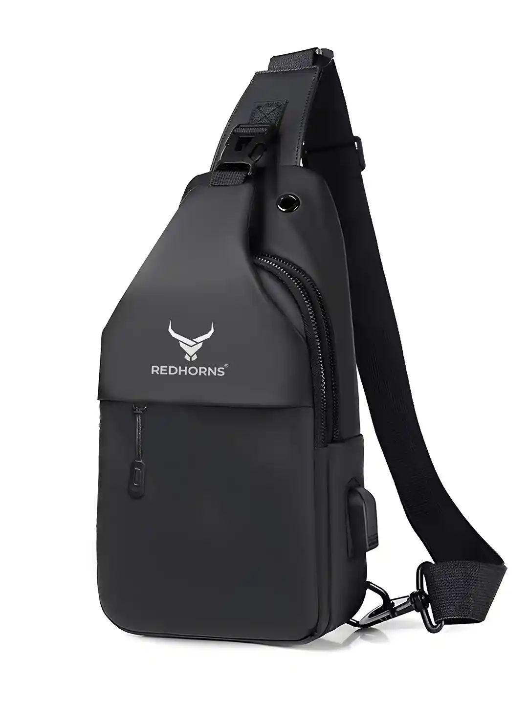 Buy REDHORNS Crossbody Chest Backpack with USB Charging Port