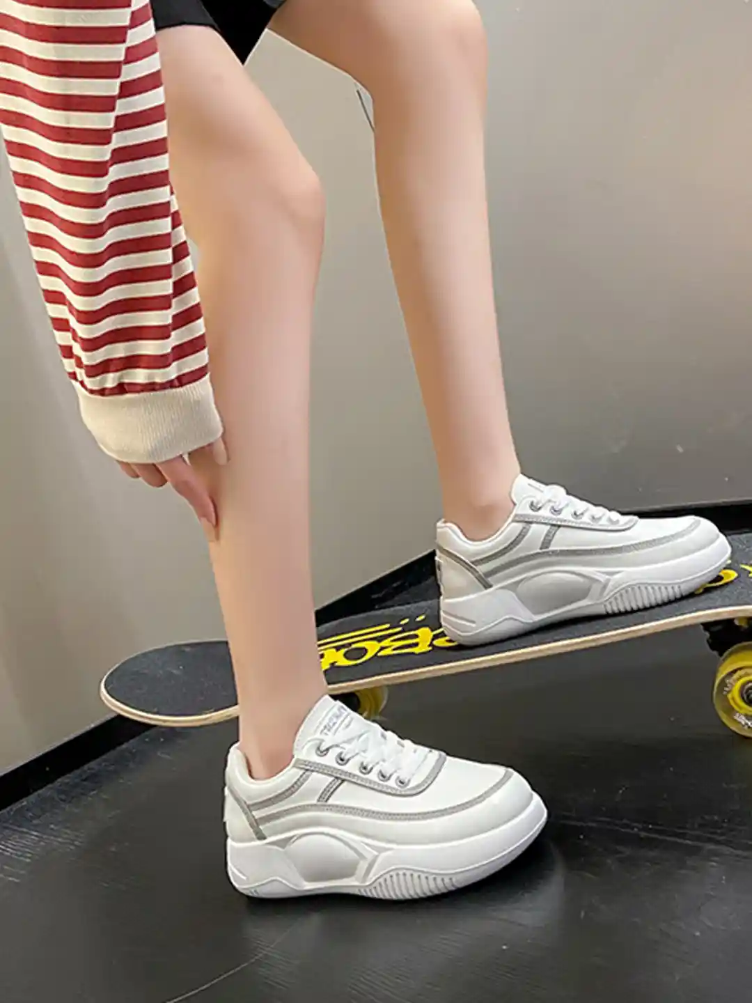 Buy LULU & SKY Women Colourblocked Lace Up Sneakers - Casual Shoes