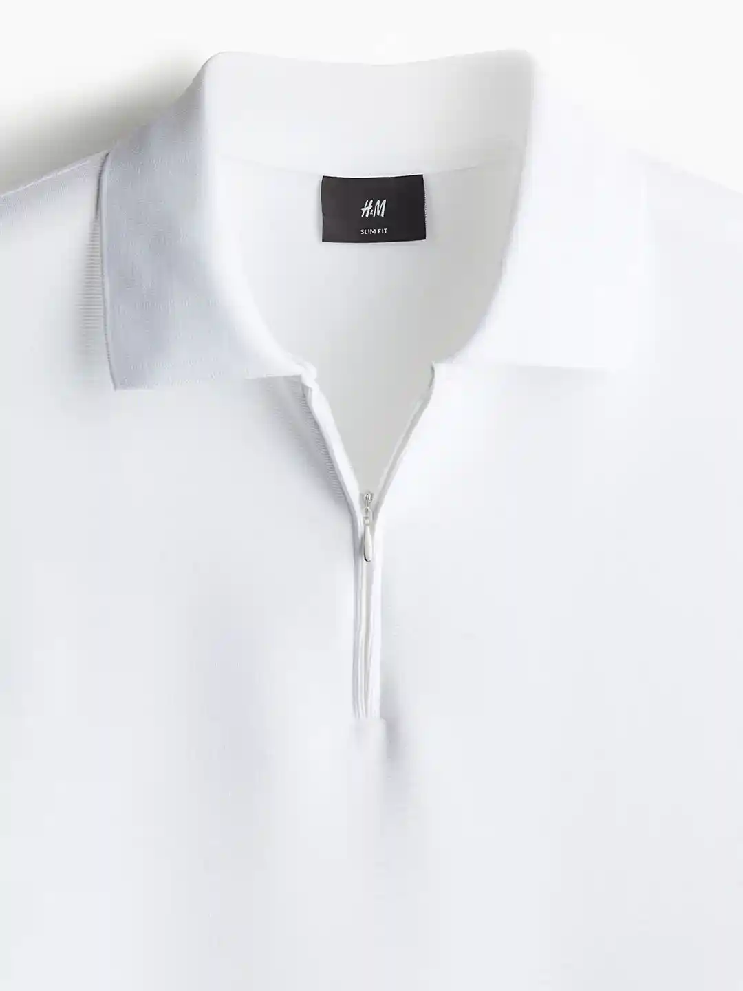 Buy H&M Men Slim Fit Zip-Top Polo Shirt Tshirts for Men 28468374