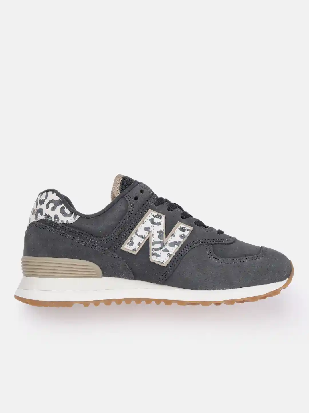 Buy New Balance Women 574 PHANTOM Brand Logo Detail Round-Toe