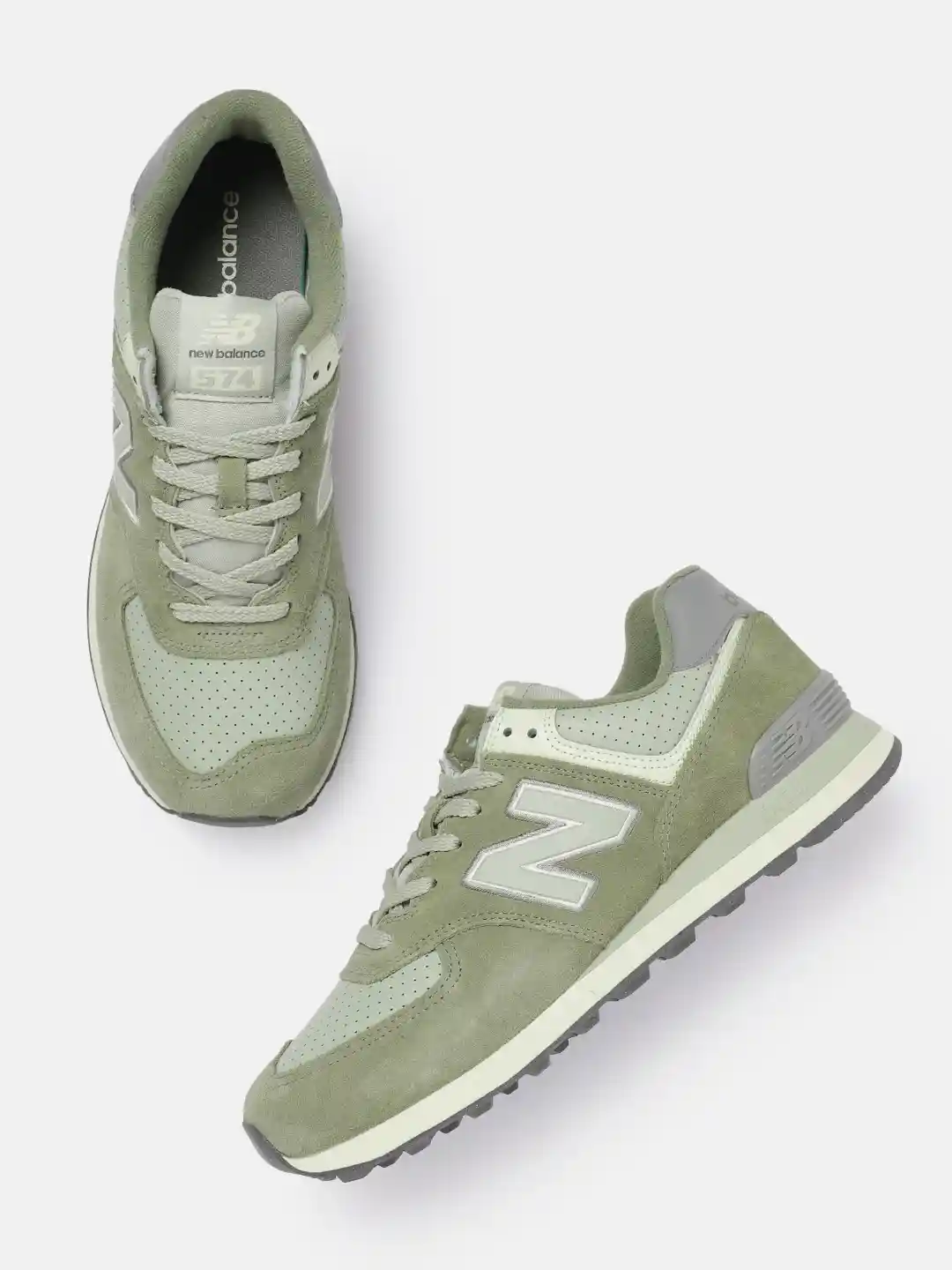 Buy New Balance Men Woven Design 574 Sneakers Casual Shoes for