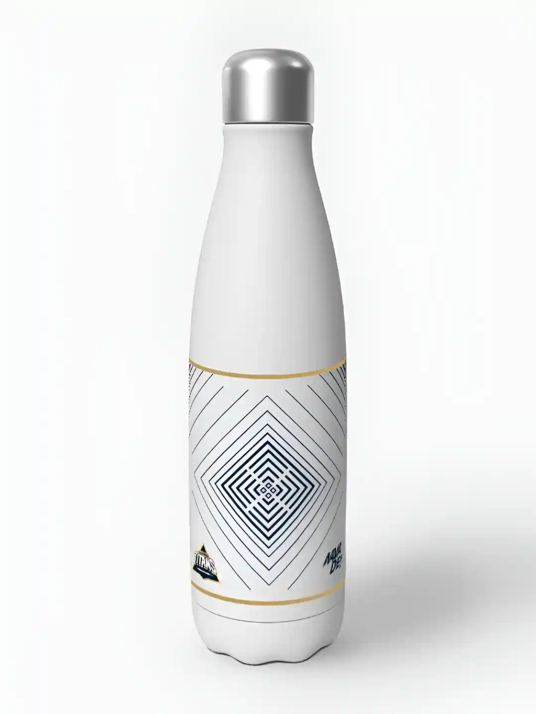 Buy FanCode White Conversational Stainless Steel Spill Proof Water