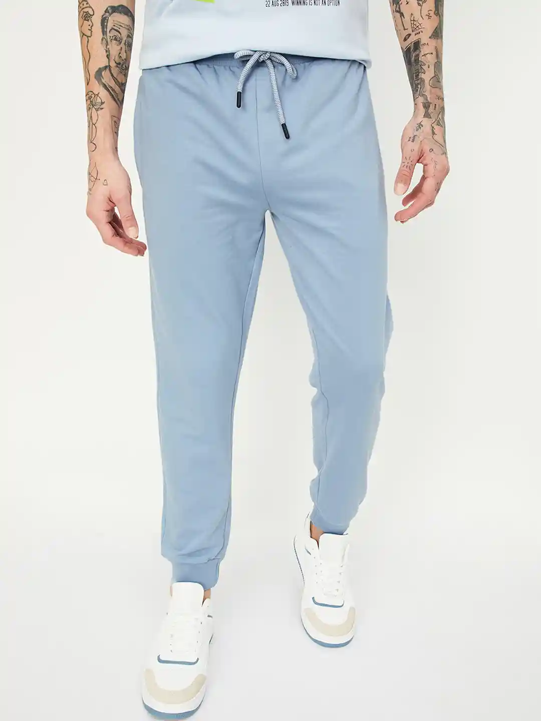 max Men Regular Fit Cotton Side Pockets Joggers