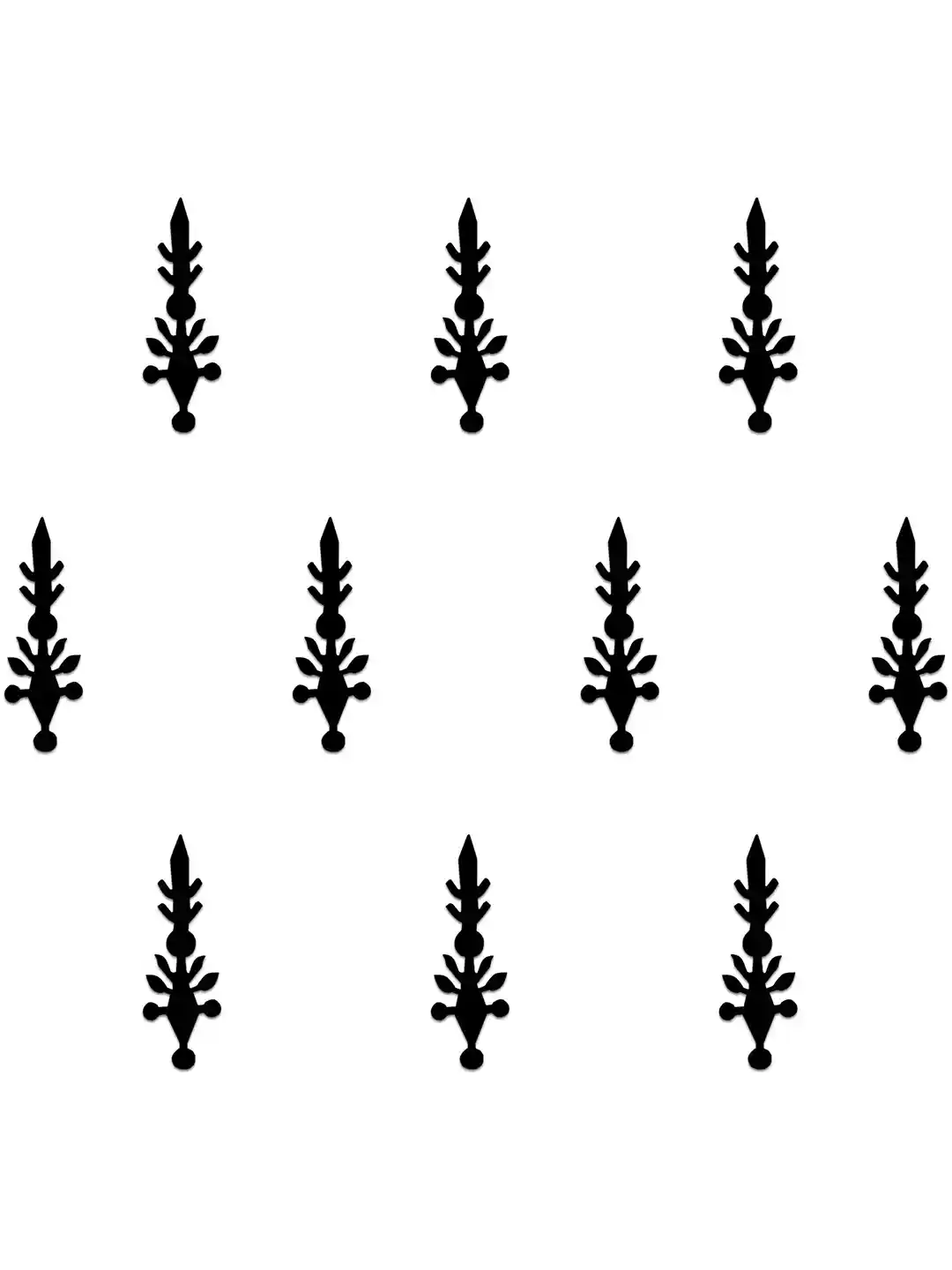 Buy Comet Busters Set of 10 Traditional Designer Bindis Bindi