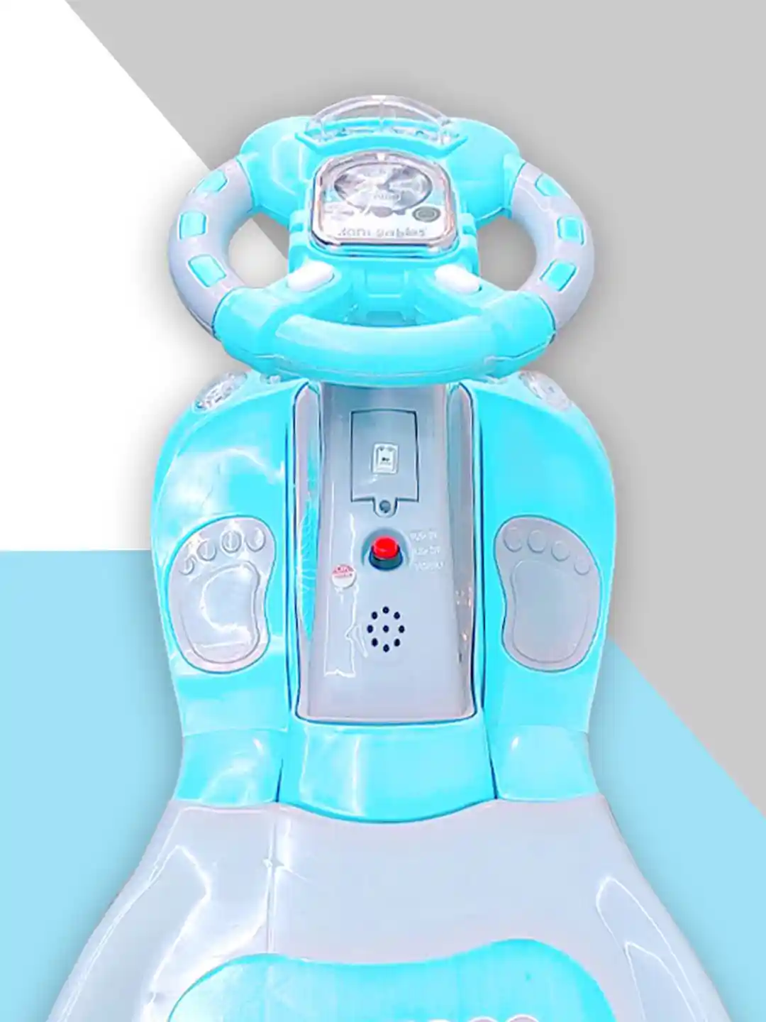 Buy Born Babies Kids Swing Car With Lights & Music - Ride On