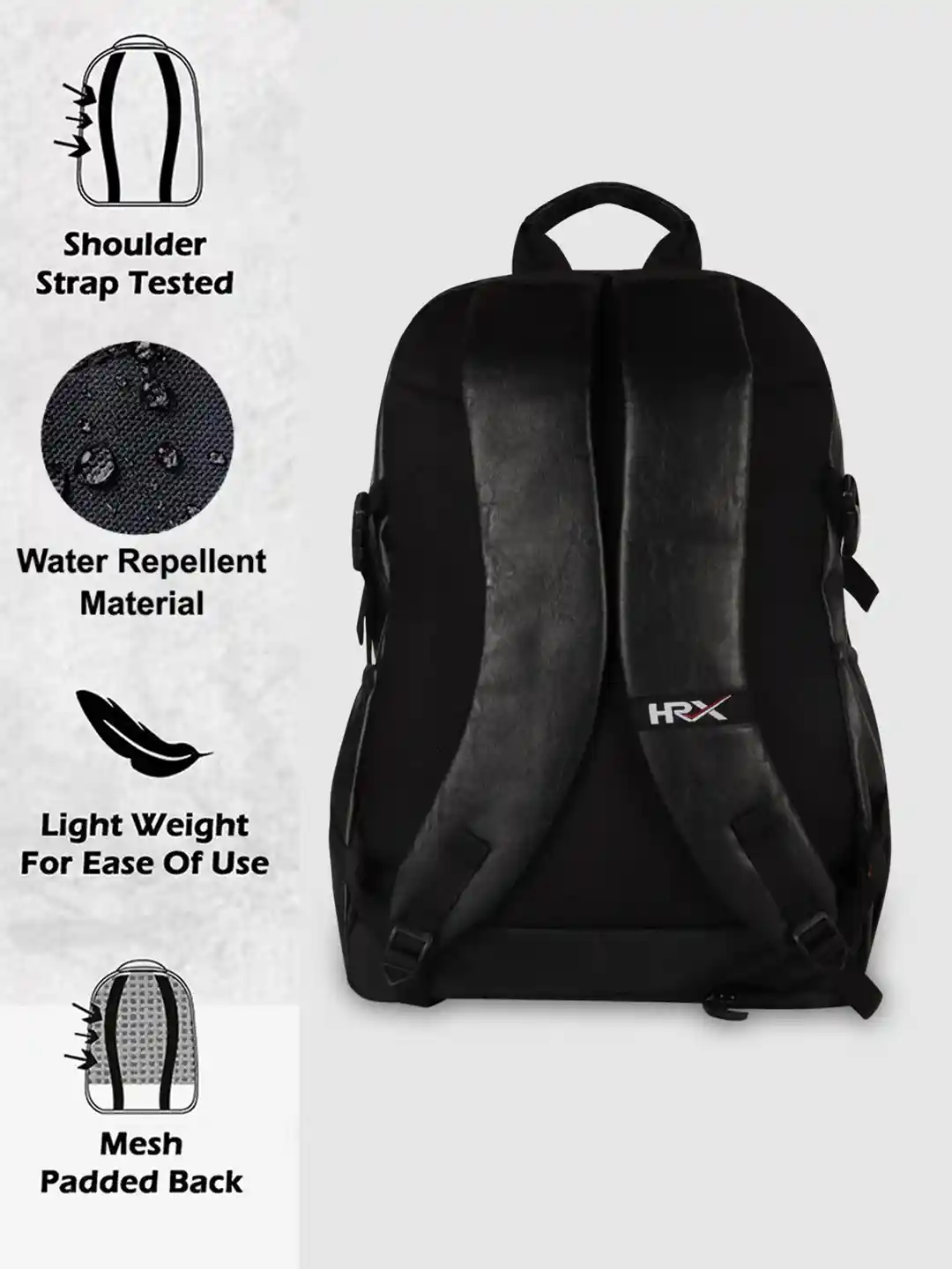 Buy HRX by Hrithik Roshan Unisex Leather Backpack WIth Reflective