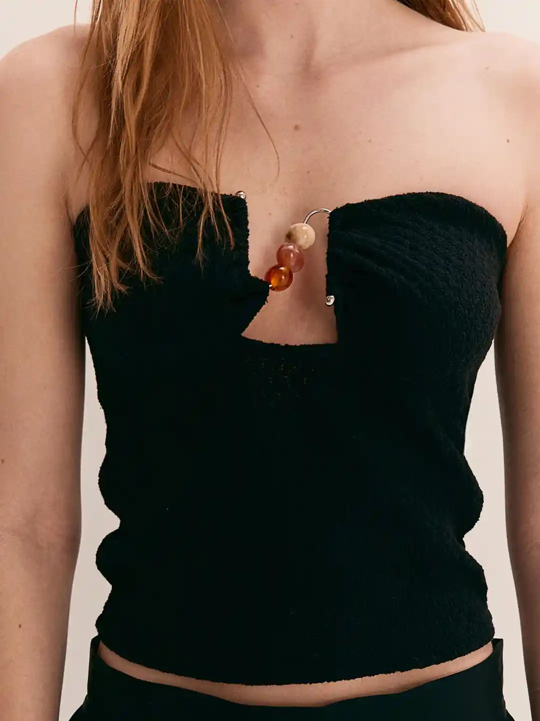 トップス melt the lady rib tube tops BLACK Bubbles（ベアトップ/チューブトップ）のフリマアイテム一覧