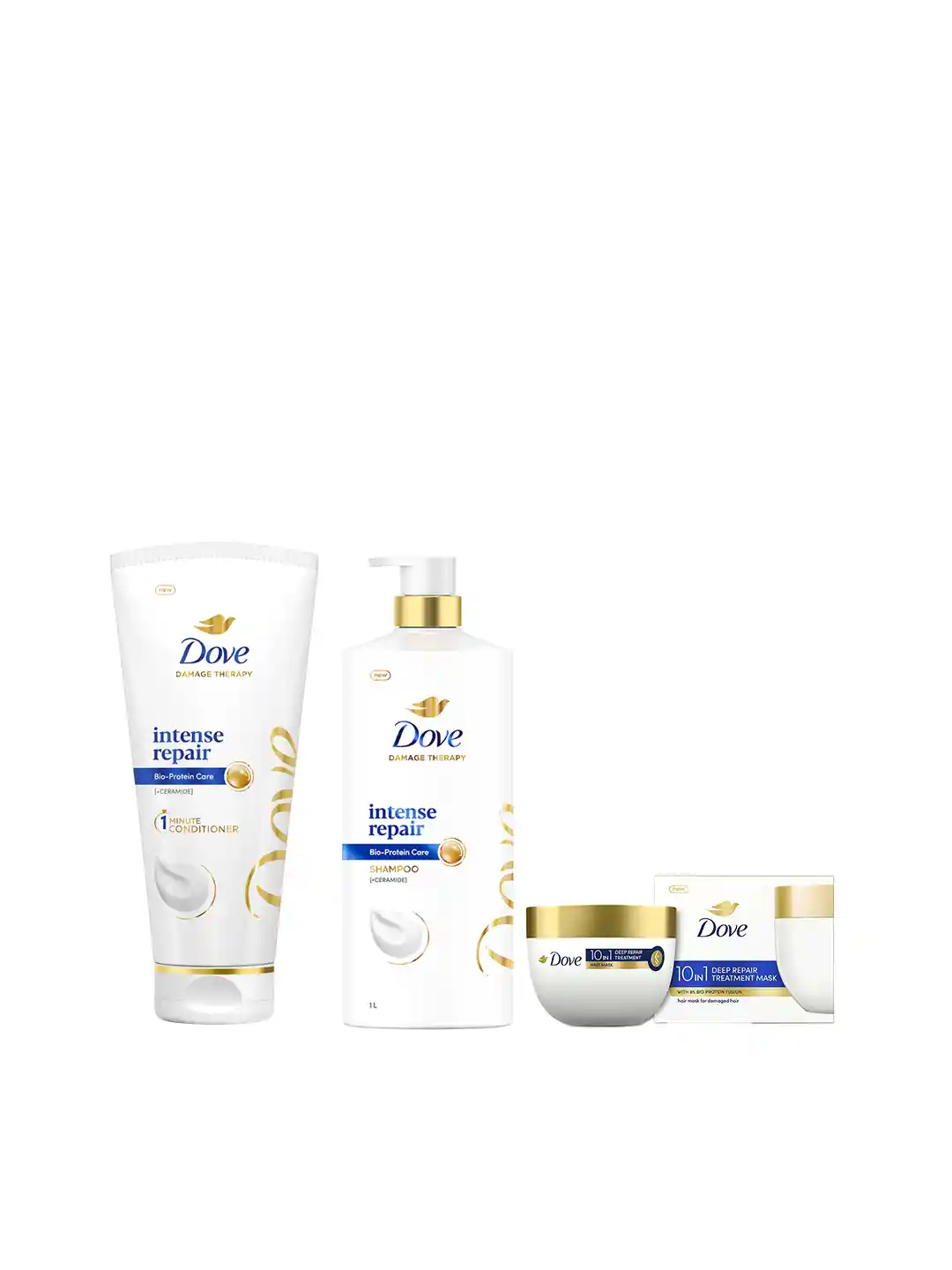 Buy Dove Set of Intense Repair Shampoo 1 l + Conditioner 175 ml +