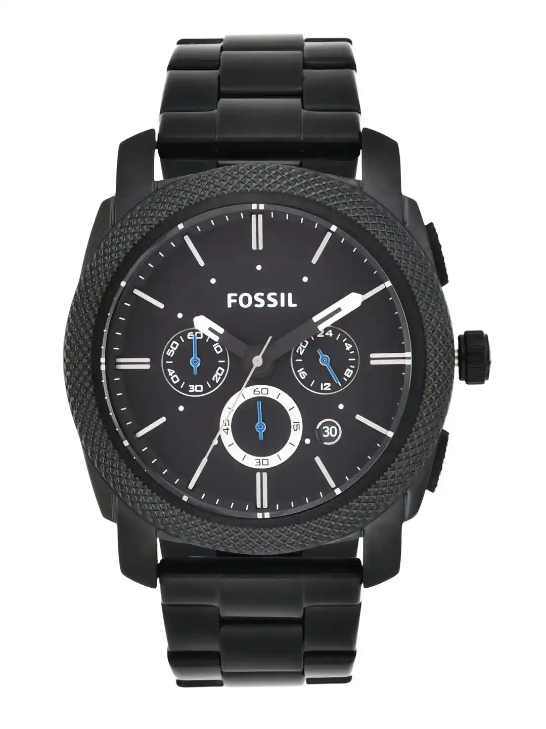 Fossil Men Black Dial Watch FS4552I