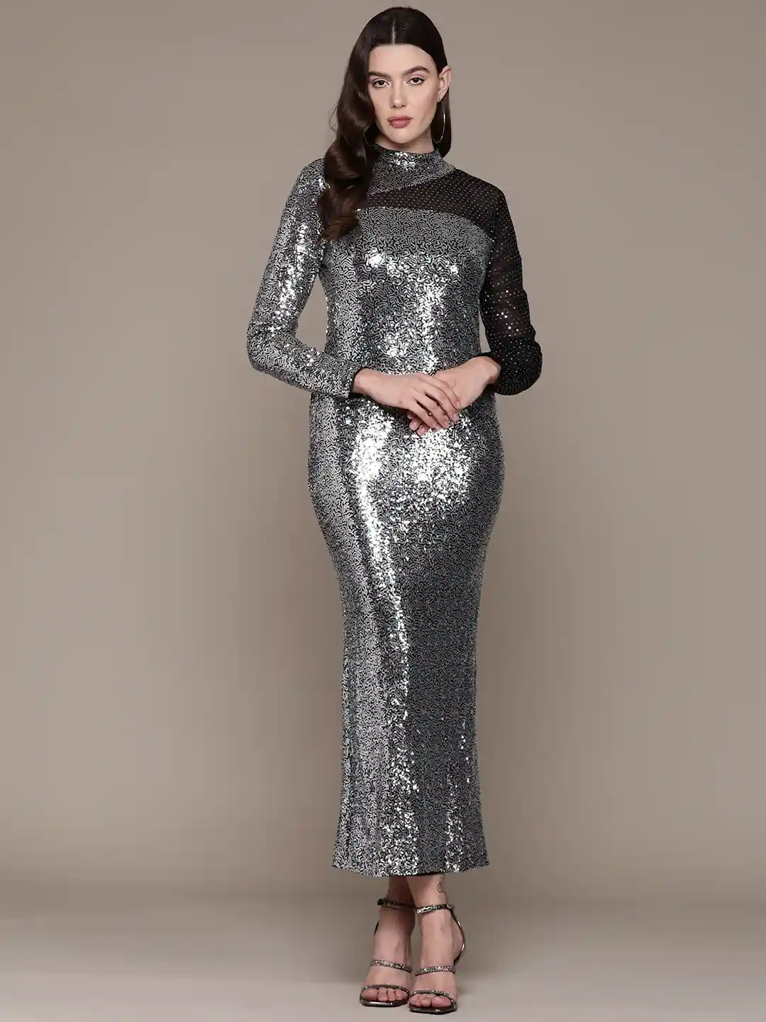 Buy bebe Future Glam Embellished Bodycon Midi Dress Dresses for