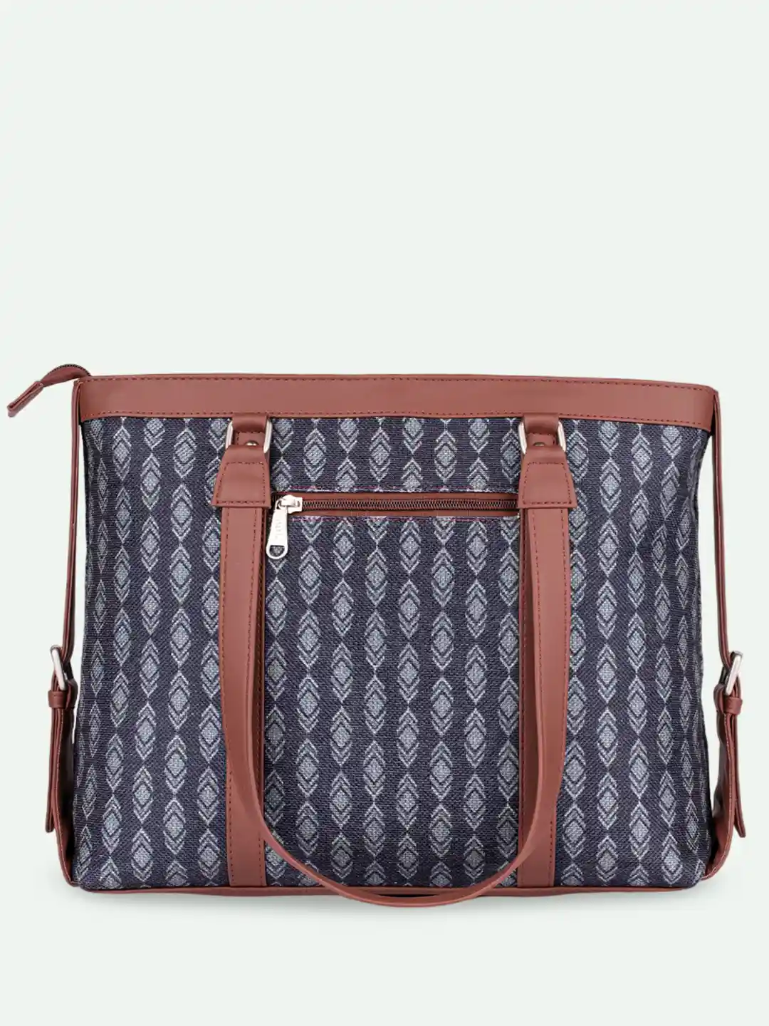 Buy ZOUK Hyderabad Ikat Printed Structured Vegan Leather