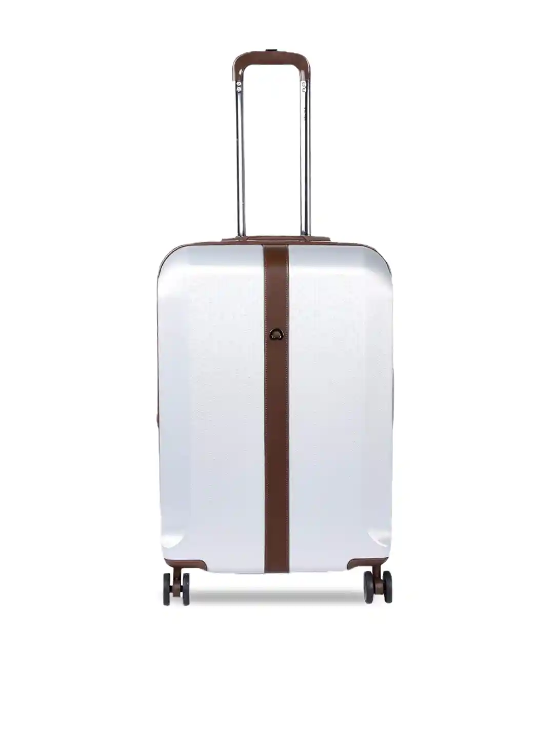 DELSEY PARIS PROMENADE HARD Large Check-in Expandable Suitcase Hard-Sided  Silver Polycarbonate Trolley with TSA Lock