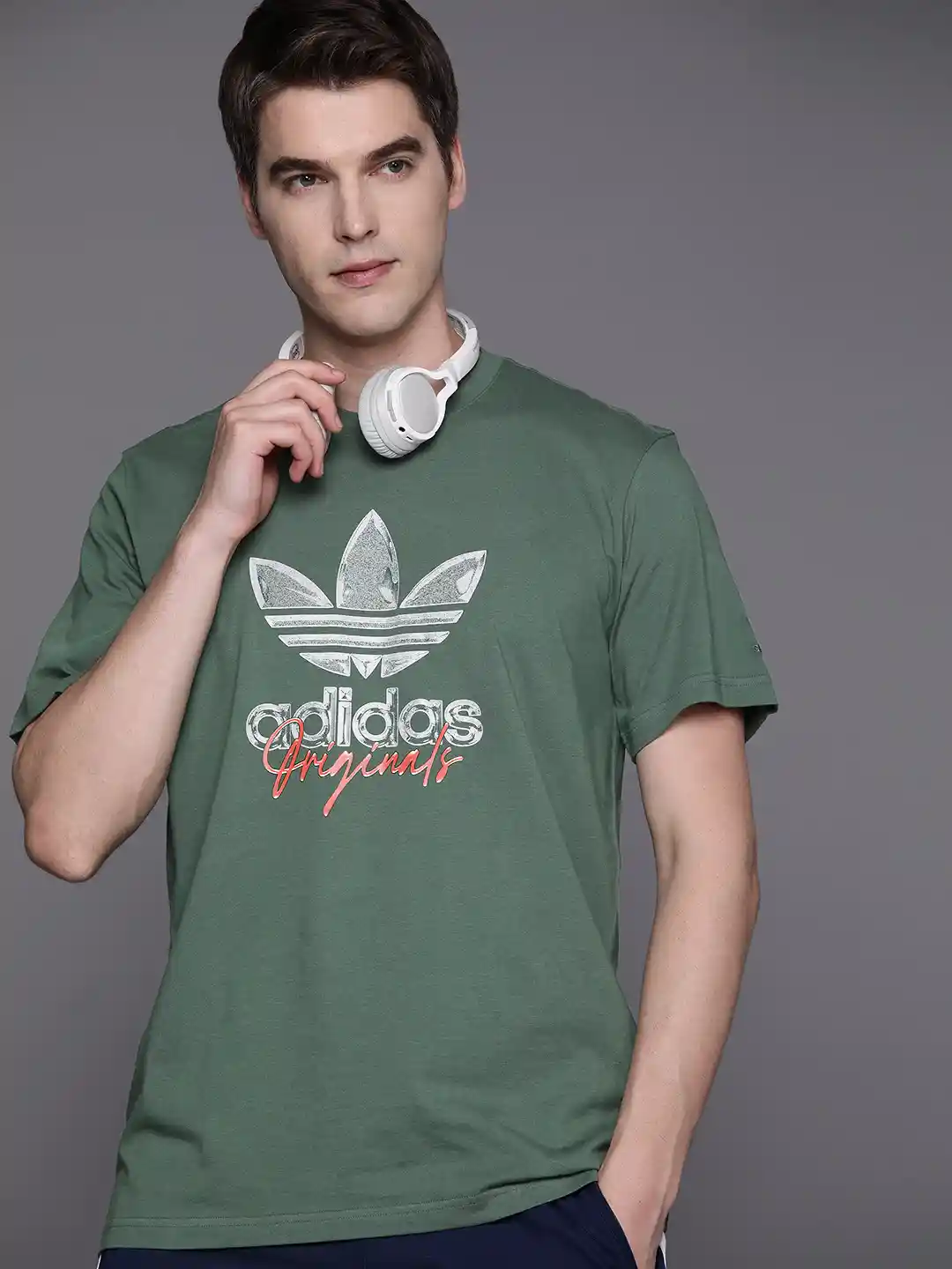 ADIDAS Originals Pure Cotton Printed T-Shirt