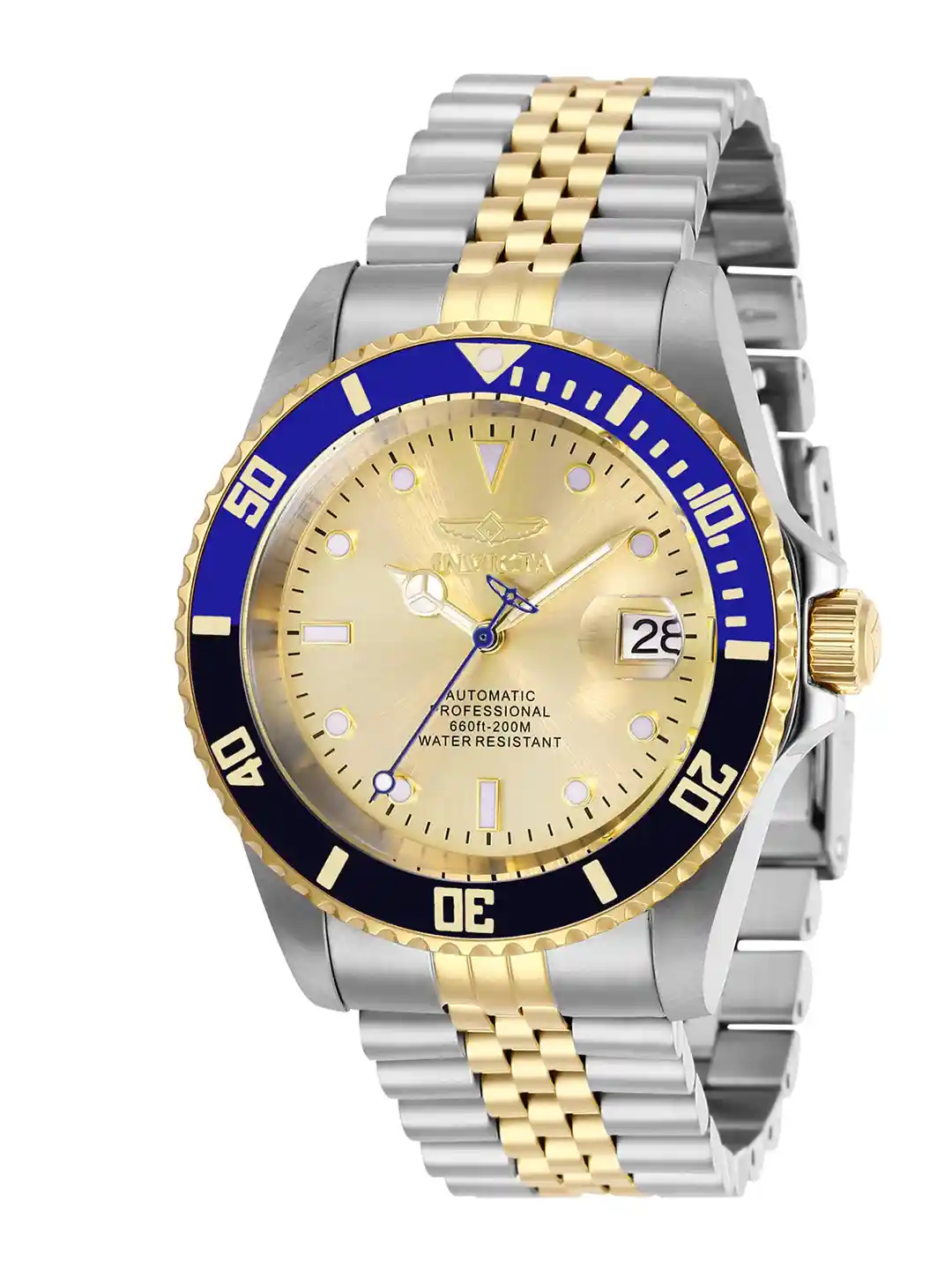 Buy Invicta Men Pro Diver Gold Dial Automatic Analog Watch 29181