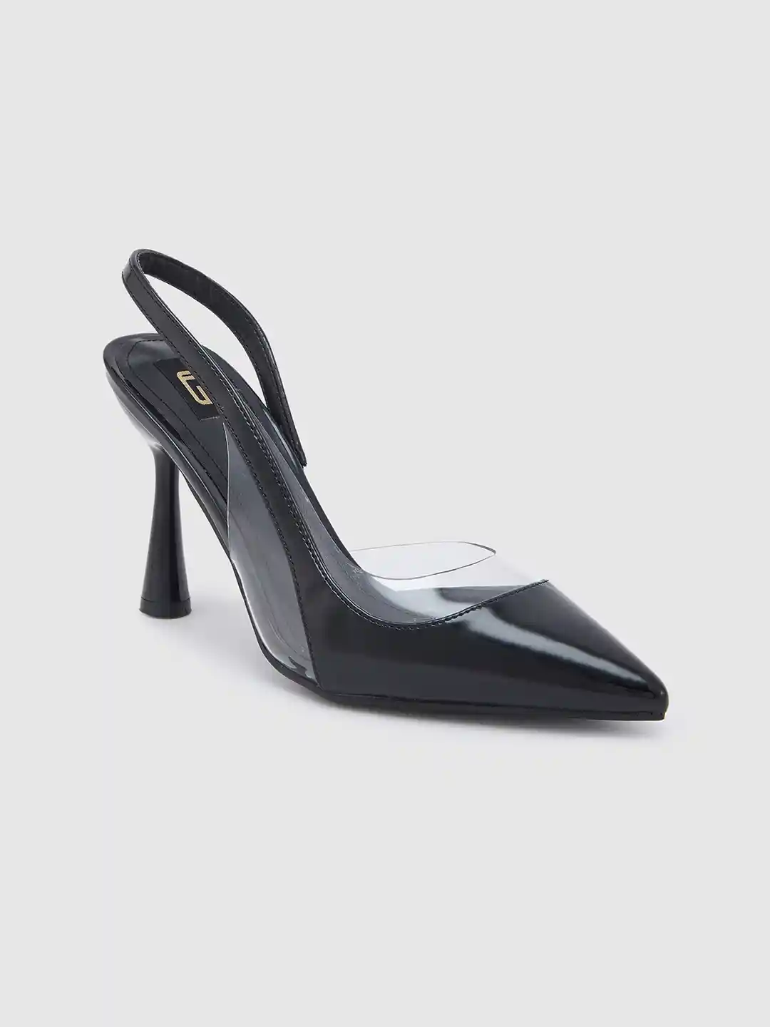 Buy Sole To Soul Black Pointed Toe Stiletto Pumps Heels for