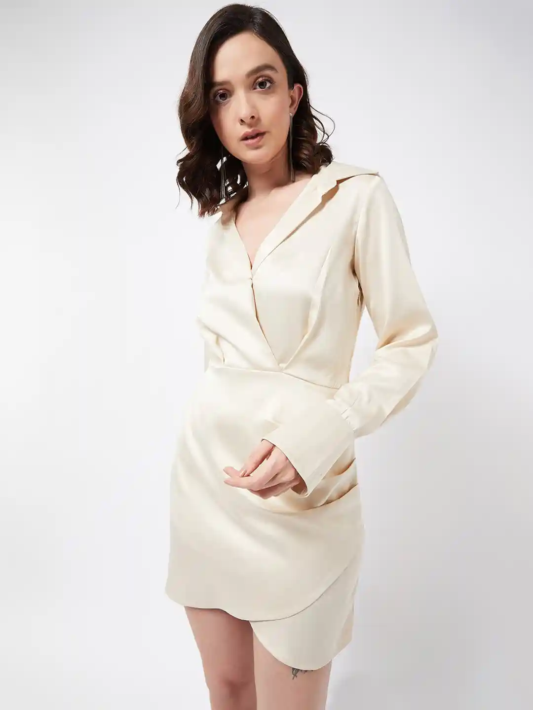 Ladies Dresses Cream Colored Sheath Dress JNGSA Fall Wedding Guest