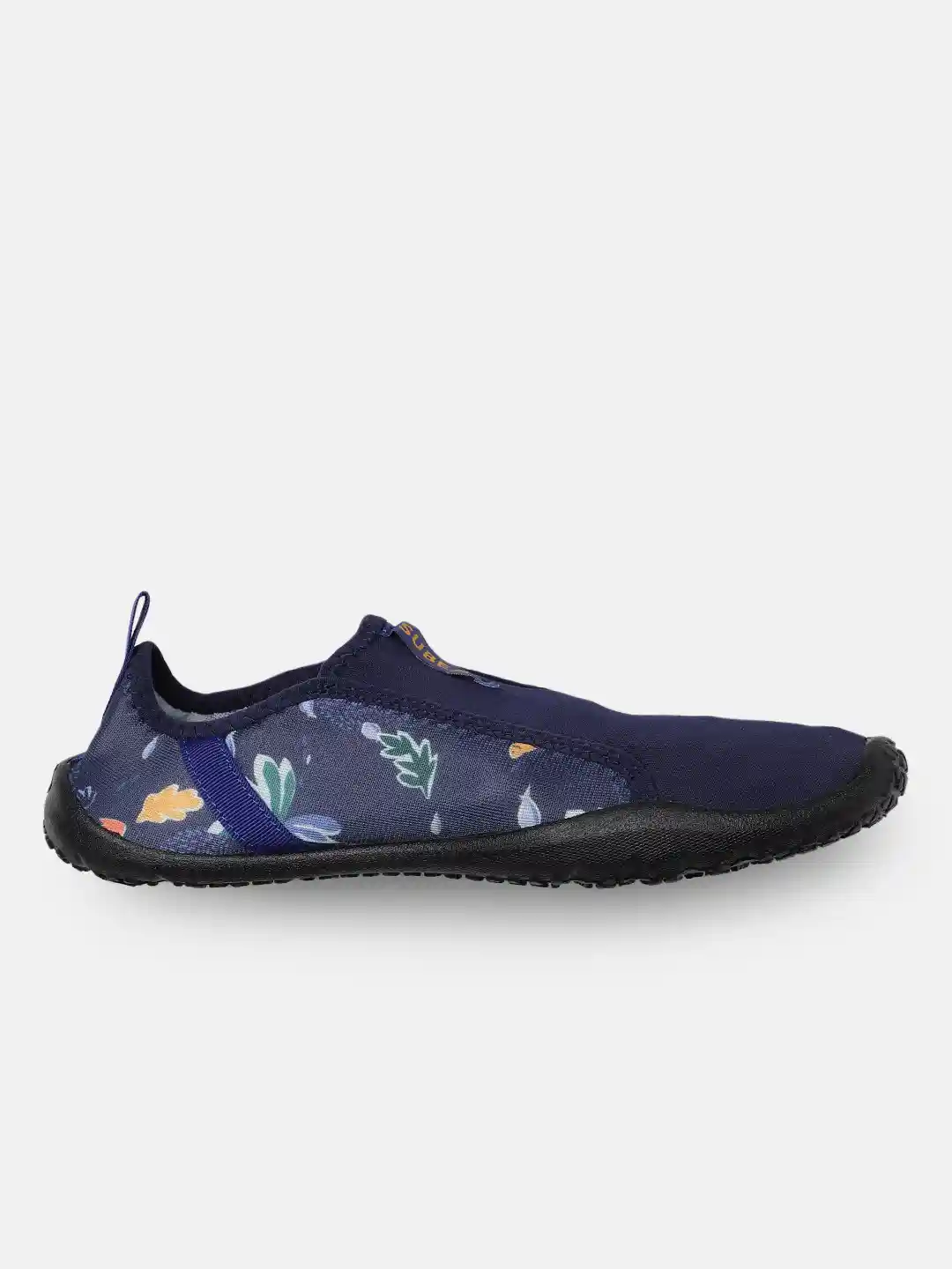 Buy Decathlon Subea Men Dark Blue Printed Breathable Slip-On Aqua
