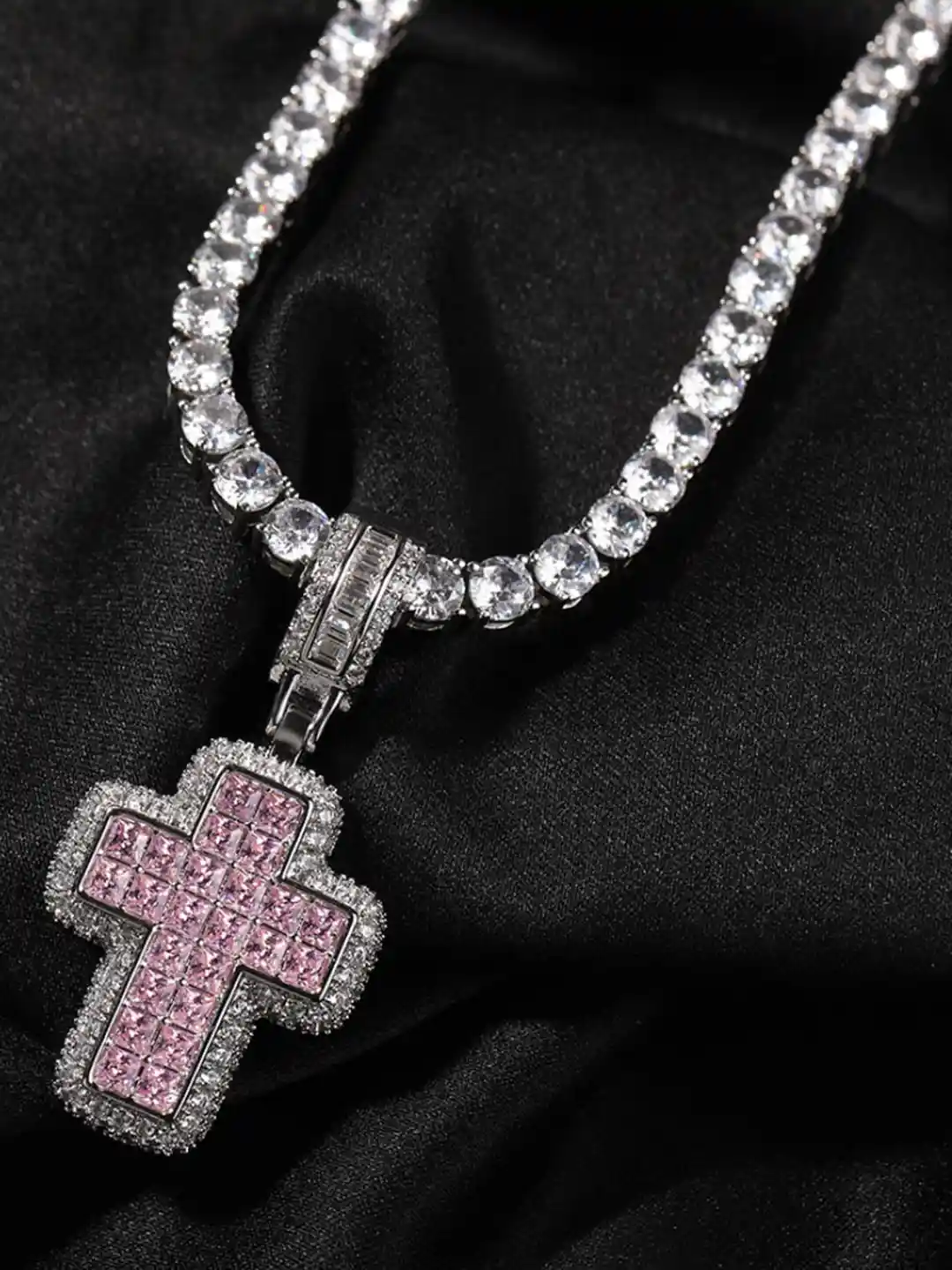 Buy SALTY Men Aesthetic Cross Pendant With Chain Pendant for Men