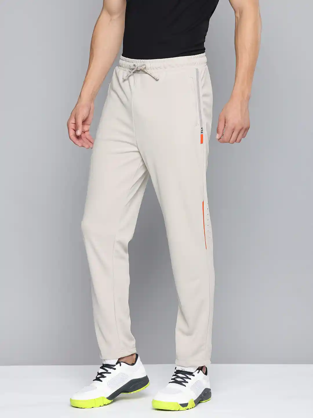 Cricket Mens Straight Track Pants Combo Of Grey Color New Style