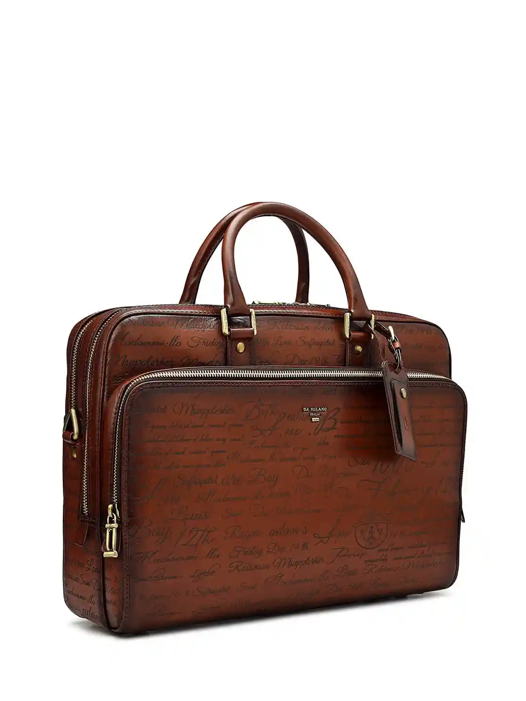 Da Milano Sling Bags For Men Buy Da Milano Men Leather Laptop Bag