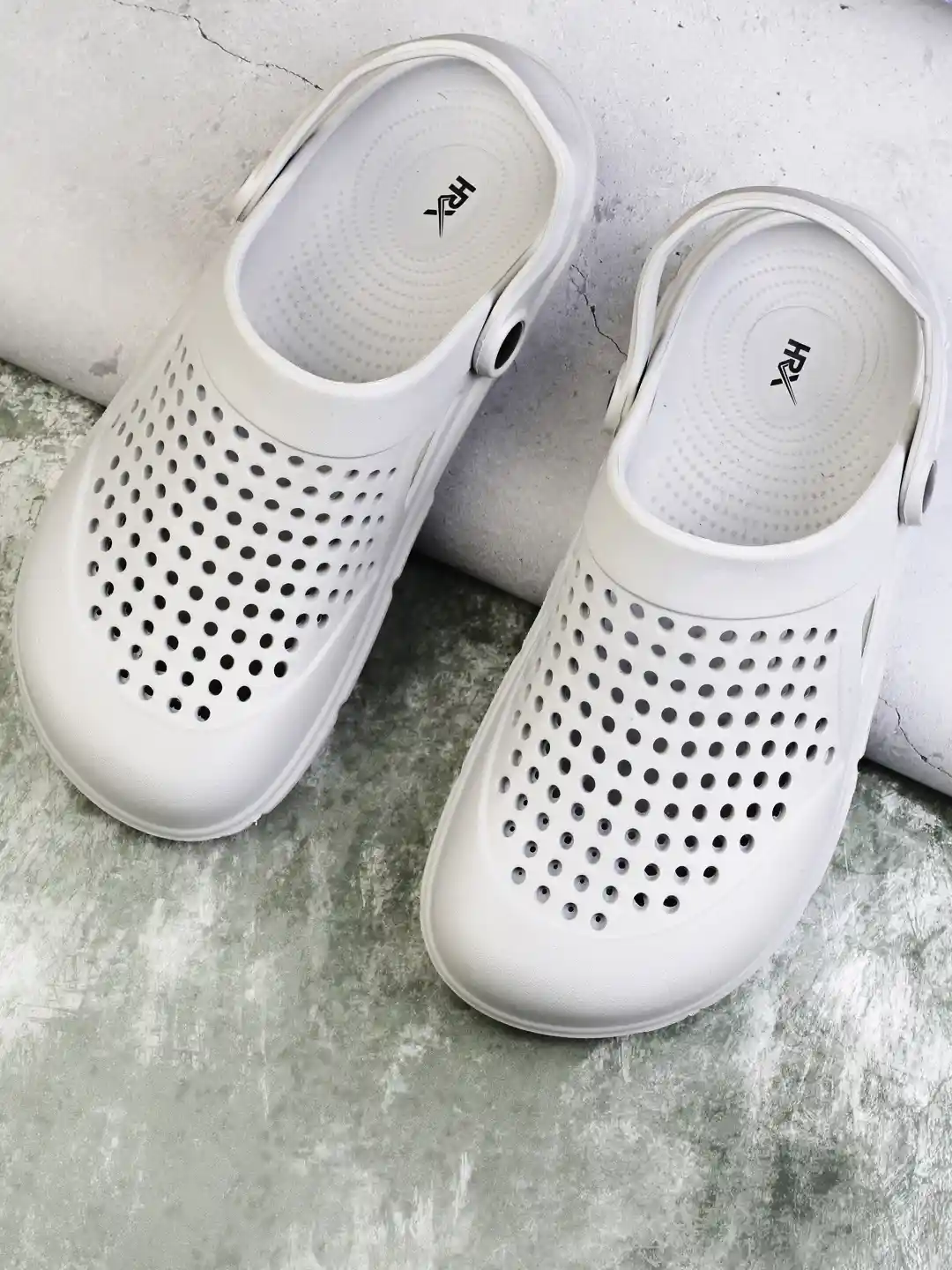 Clog Shoes Myntra Clogs HRX By Hrithik Roshan Men Grey Rubber