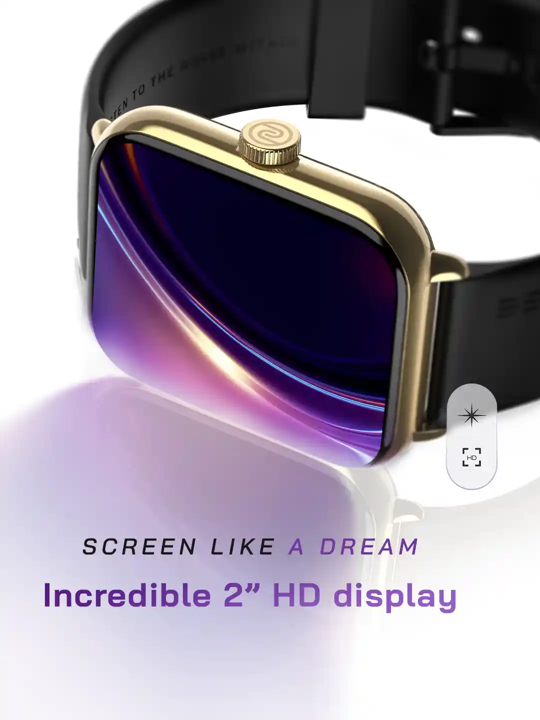 Buy NOISE ColorFit Icon Plus Smartwatch Midnight Gold Smart