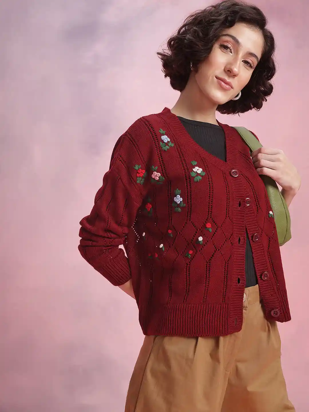 Cupio Clothing Cupio Blush Cardigan CUPIO Women's Top M Pale Pink