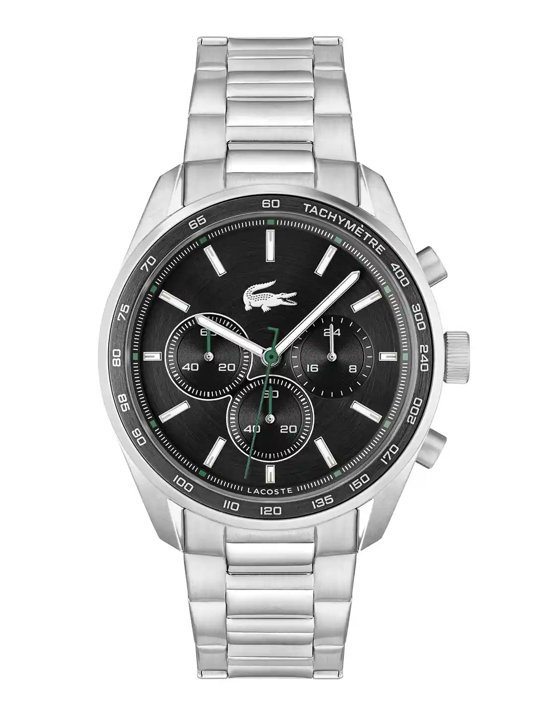 Lacoste Men Boston Analogue Chronograph Watch 2011347-Black