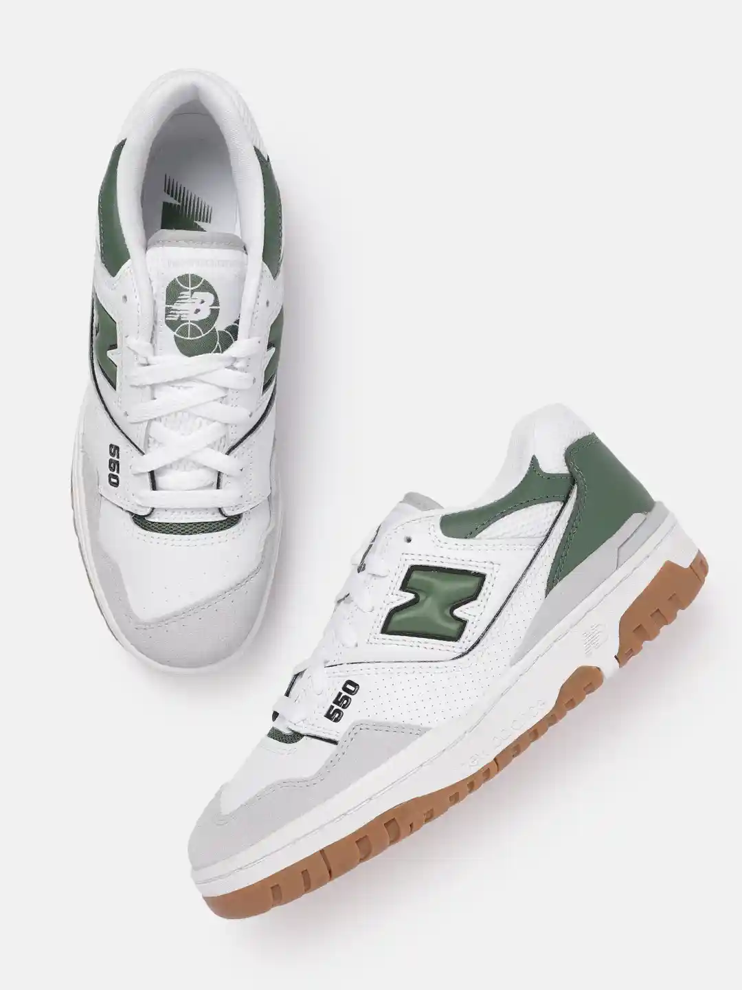 Buy New Balance Men Colourblocked BB550 Sneakers Casual Shoes