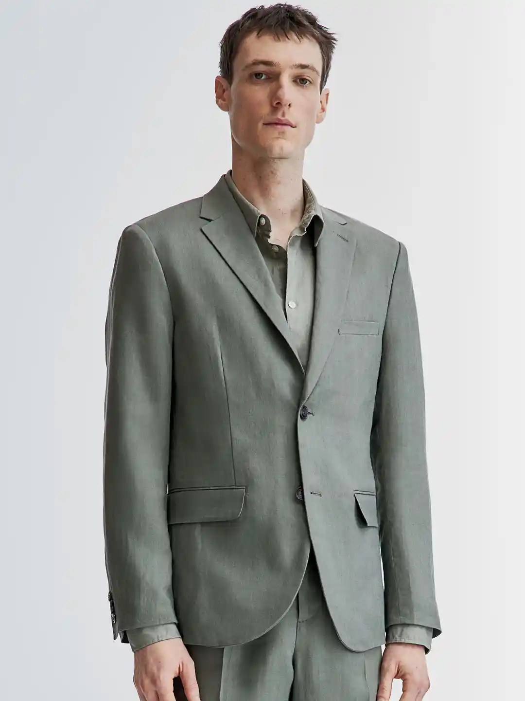Linen White Mens Blazer H&m H And M Linen Blazer On Sale