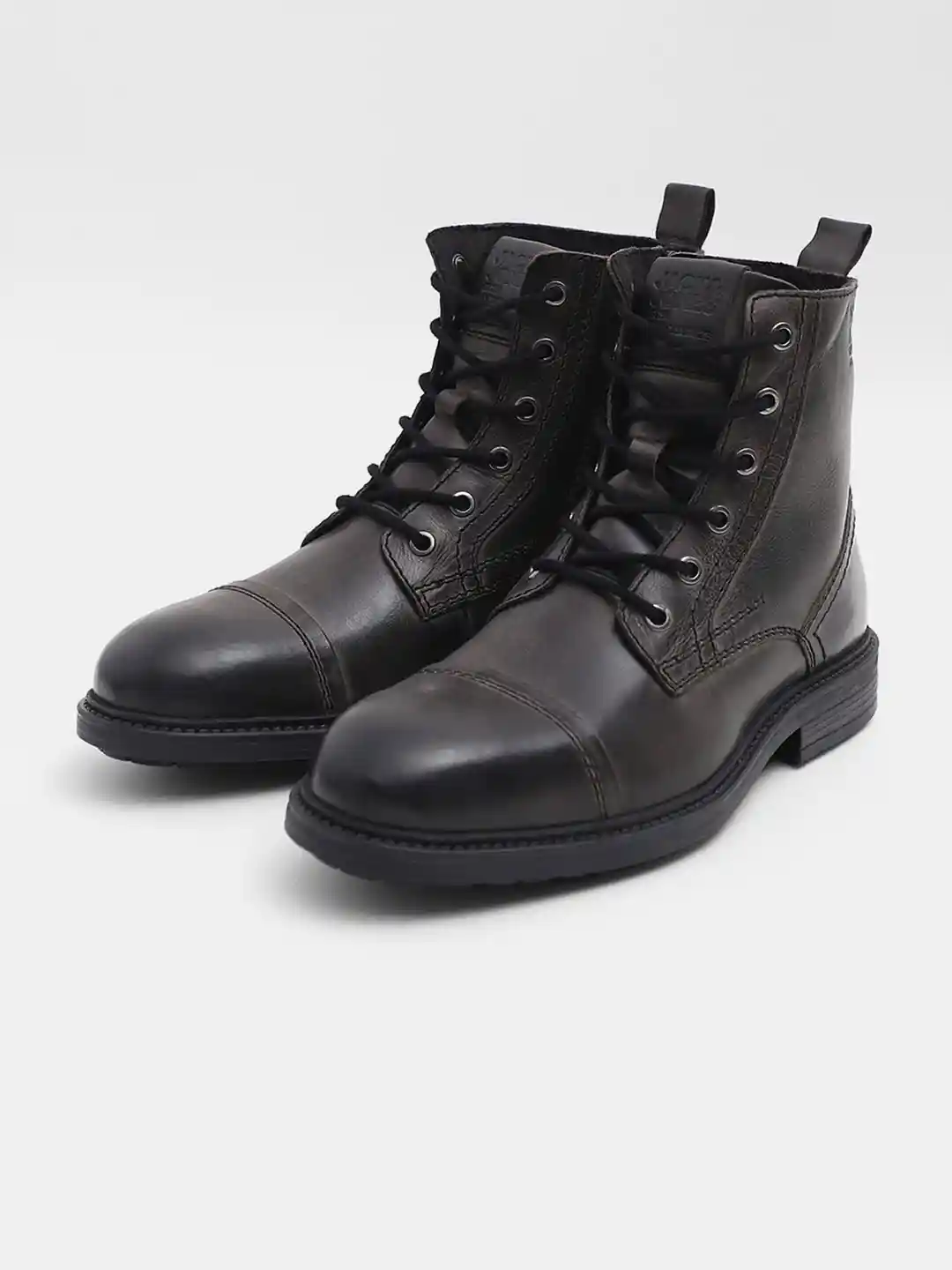 Buy Jack Jones Men Leather Laced Up Boots Boots for Men