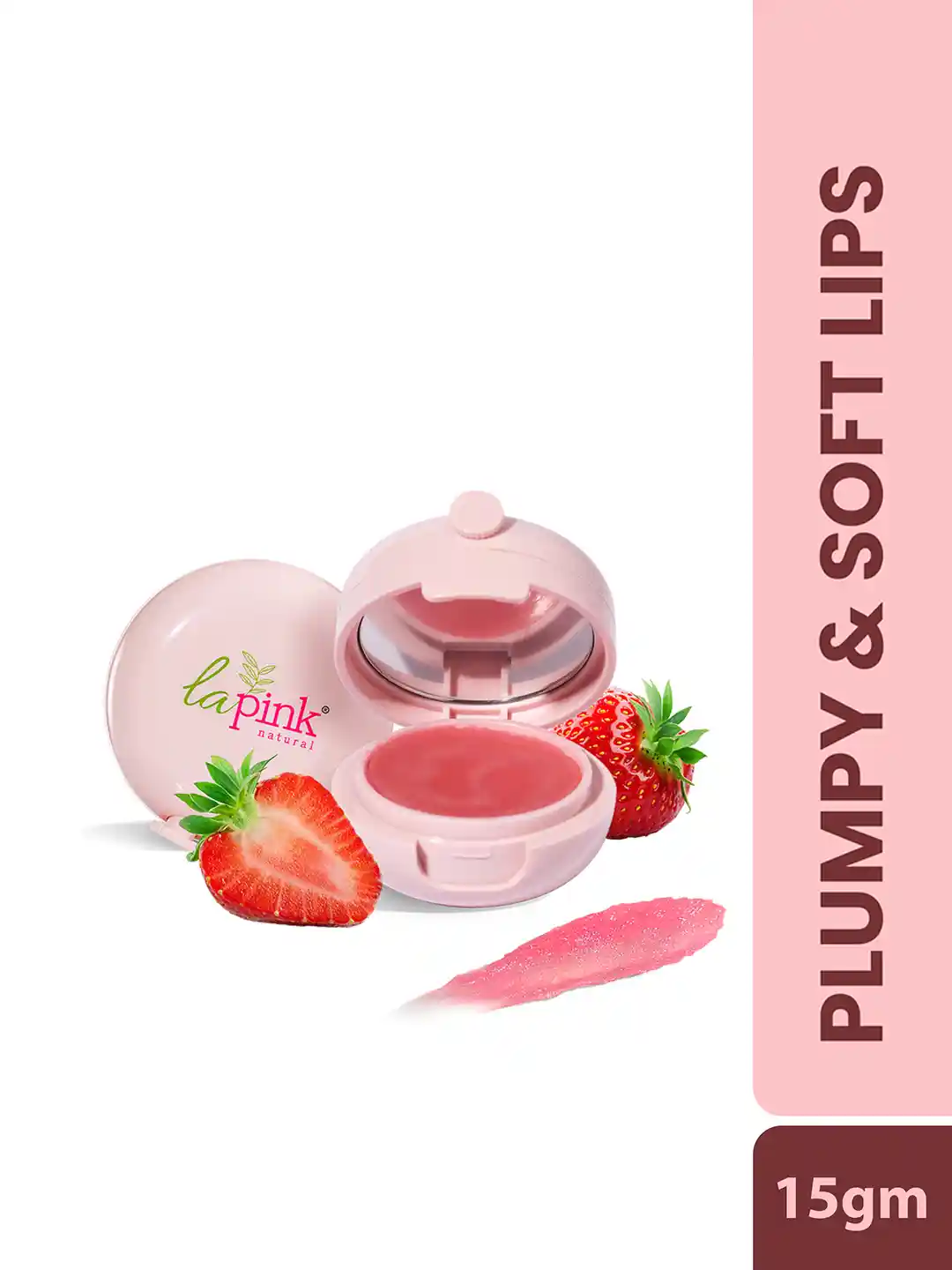 STRAWBERRY FIELDS 『Lips Like Strawberry』 Buy La Pink Strawaberry Lip Balm - 15gm - Lip Balm for Unisex
