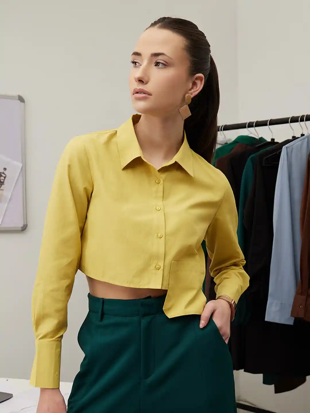 Buy WORK IT by STREET Women Smart Tailored Fit Opaque Formal