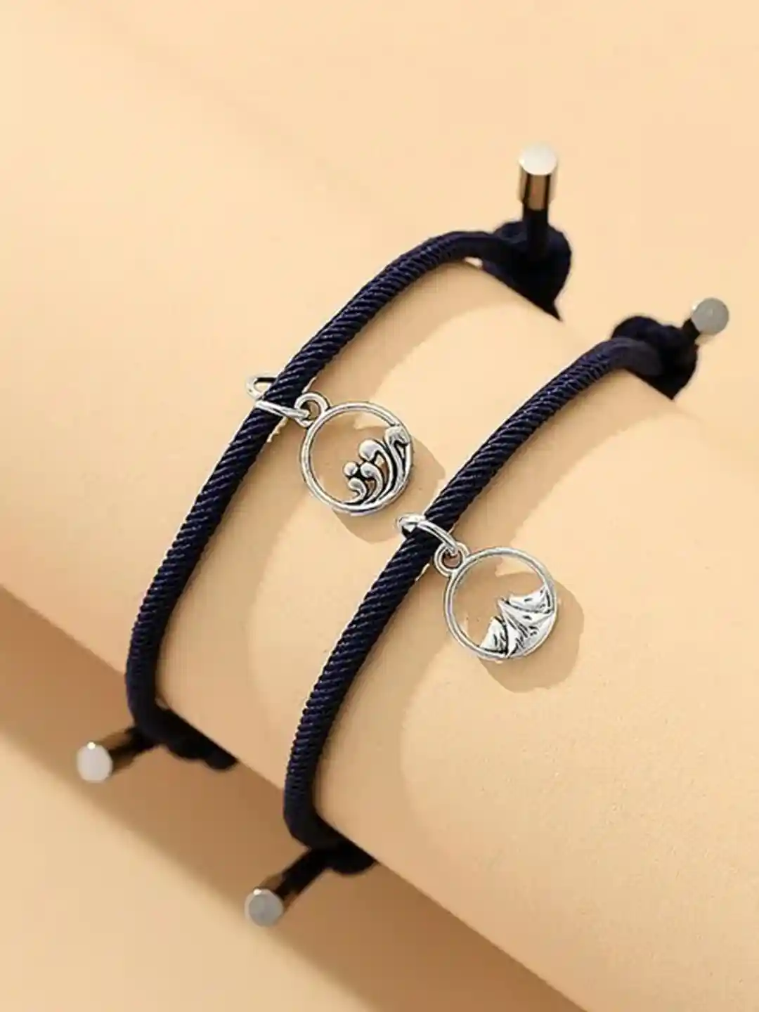 Charm Bracelets Bracelets For Couples That Connect MEENAZ Unisex