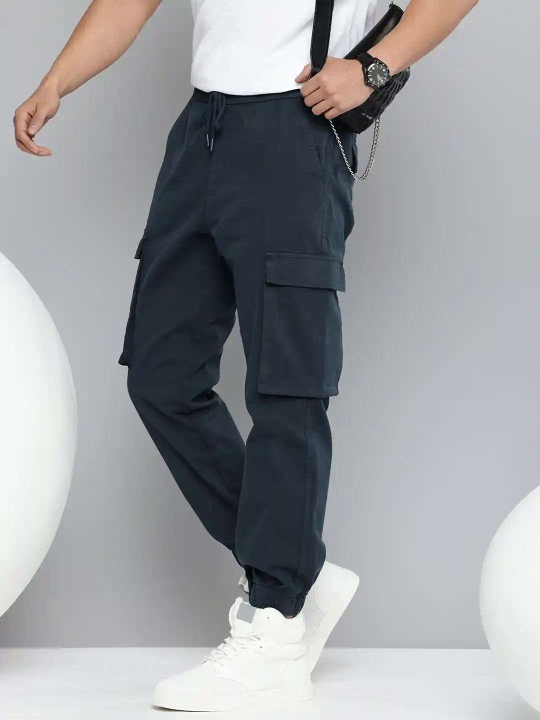 Aeropostale Men Slim Fit Cargo Joggers
