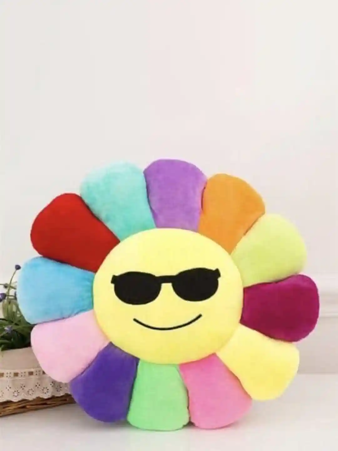 Buy DearJoy Kids Rainbow Smiley Pillow Cushion Velvet Toy Soft