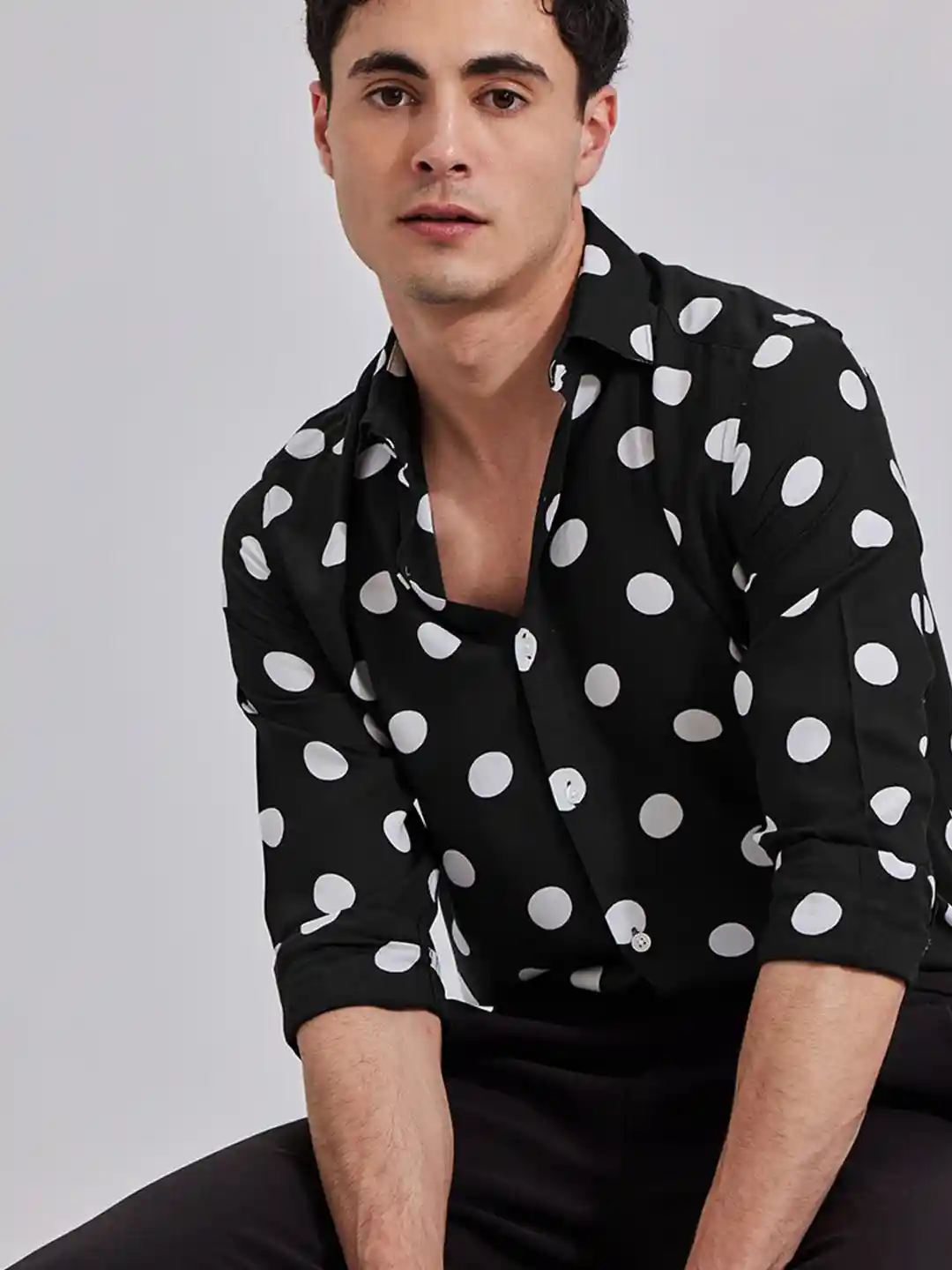 polka dot shirt tie combo