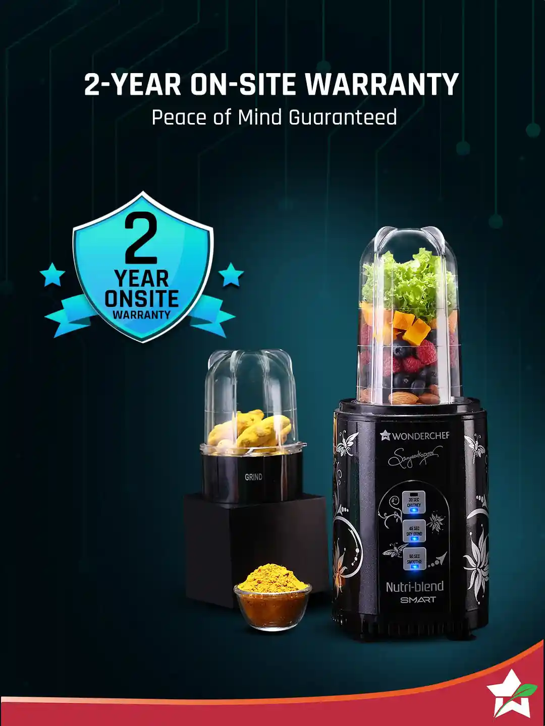 Juicer Mixer Wonderchef Wonderchef Nutriblend Juicer Smoothie