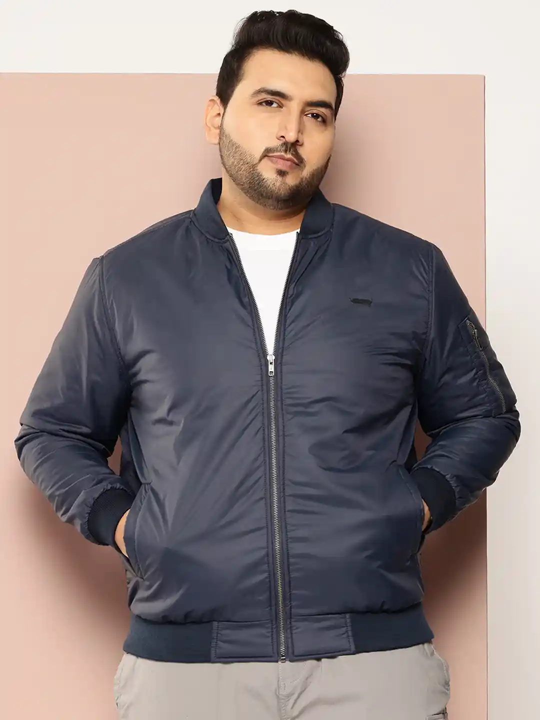 Buy Sztori Plus Size Bomber Jacket Jackets for Men 28984636 Myntra