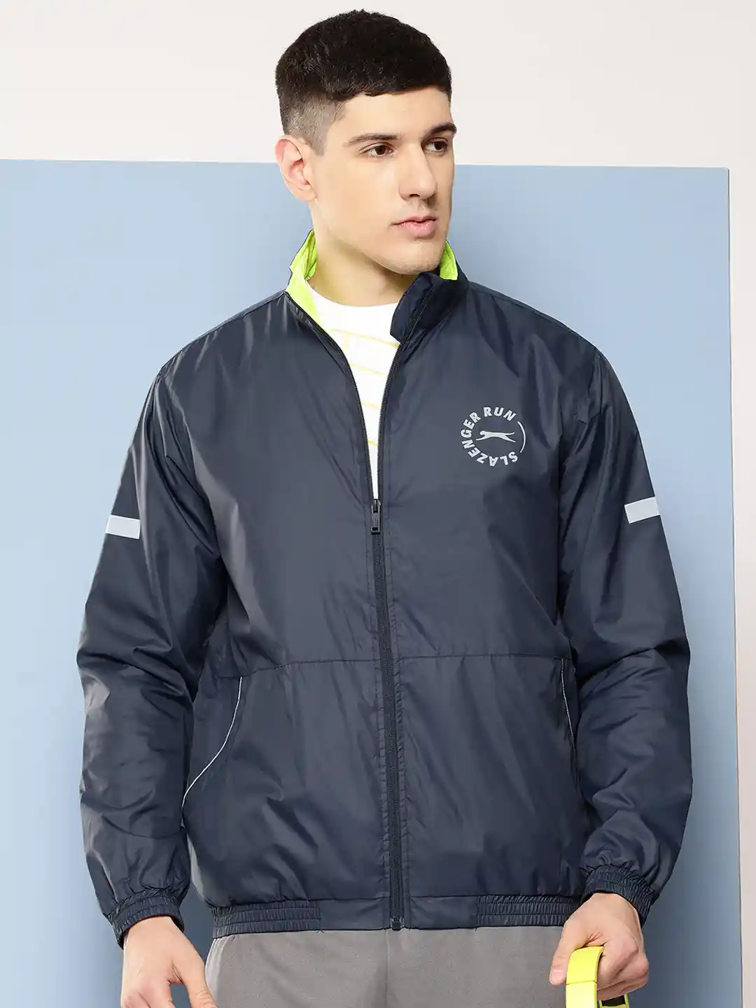 Buy Slazenger Reflective Strip Running Sporty Jacket Jackets for