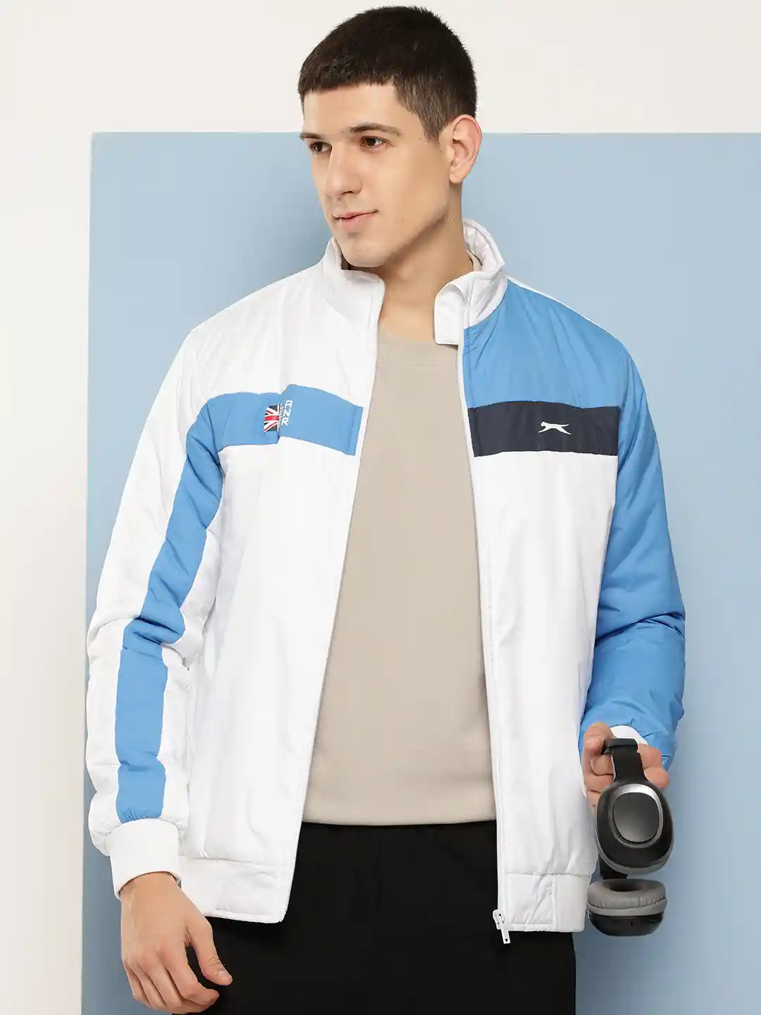 Buy Slazenger Colourblocked Bomber Jacket Jackets for Men