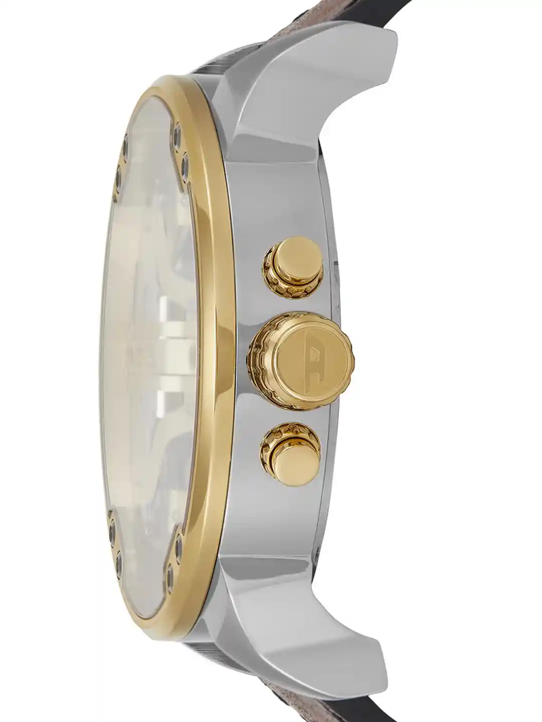 Buy DIESEL Daddy Men Dial Leather Textured Straps