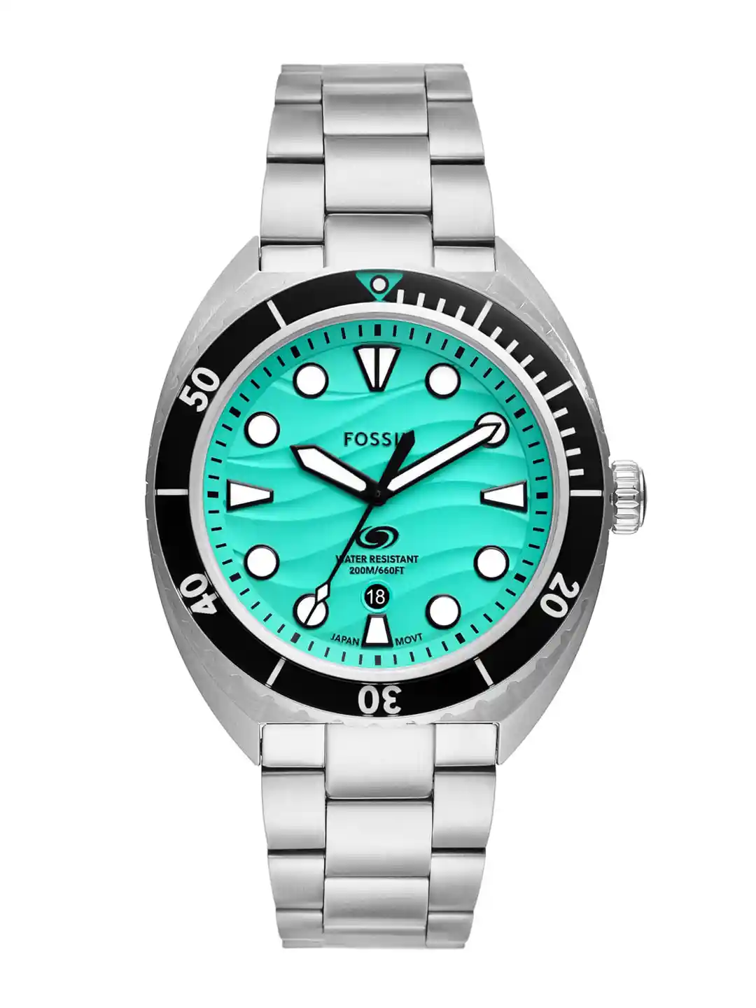 Buy Fossil Men Printed Dial Stainless Steel Bracelet Style