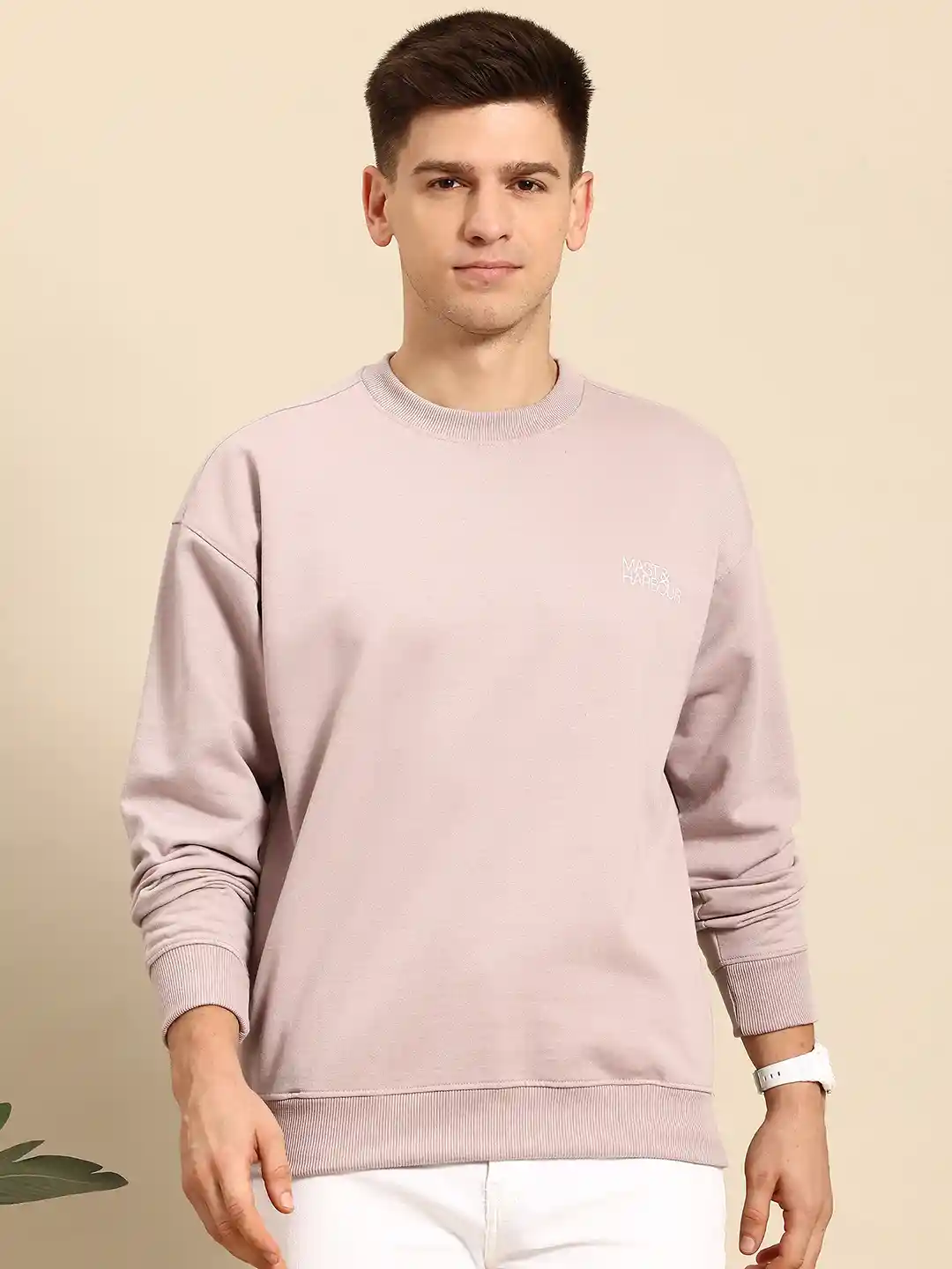 Buy Mast Harbour Drop-Shoulder Sweatshirt Sweatshirts for Men