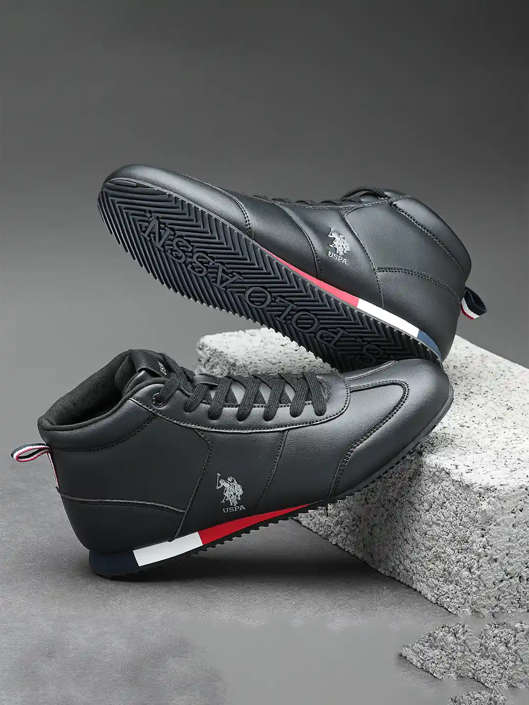 Polo Men Rentso Retro Mid Top Sneakers