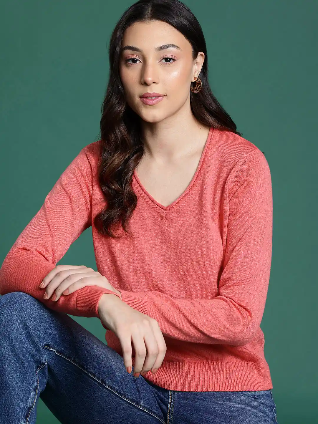 Buy DressBerry Women V-Neck Pullover Sweaters for Women 29075662