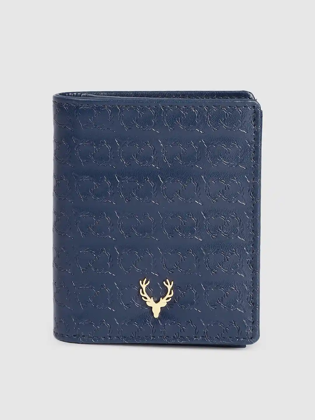 Buy Allen Solly Women Brand Logo Textured Two Fold Wallet