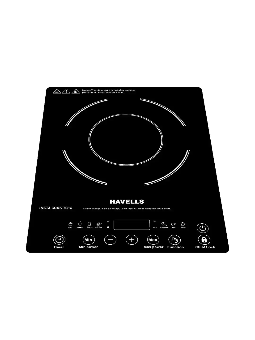 Buy Havells Insta Cook TC16 1600 W Power Saving Auto Pan Detection