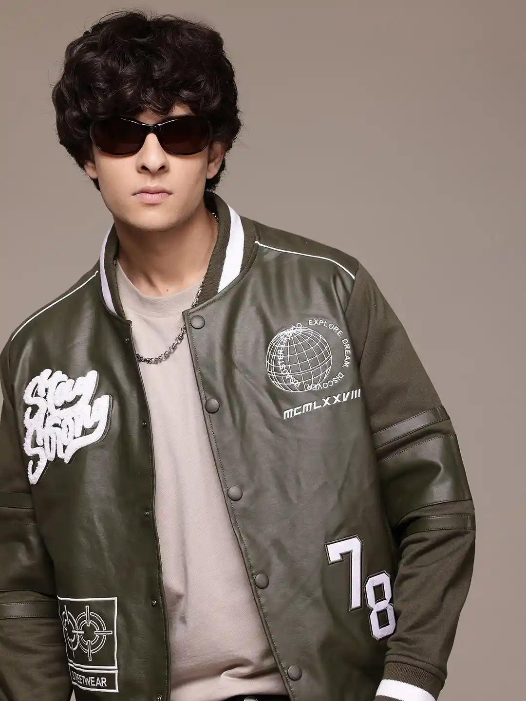 Buy The Roadster Lifestyle Faux Leather Trim Typography Print