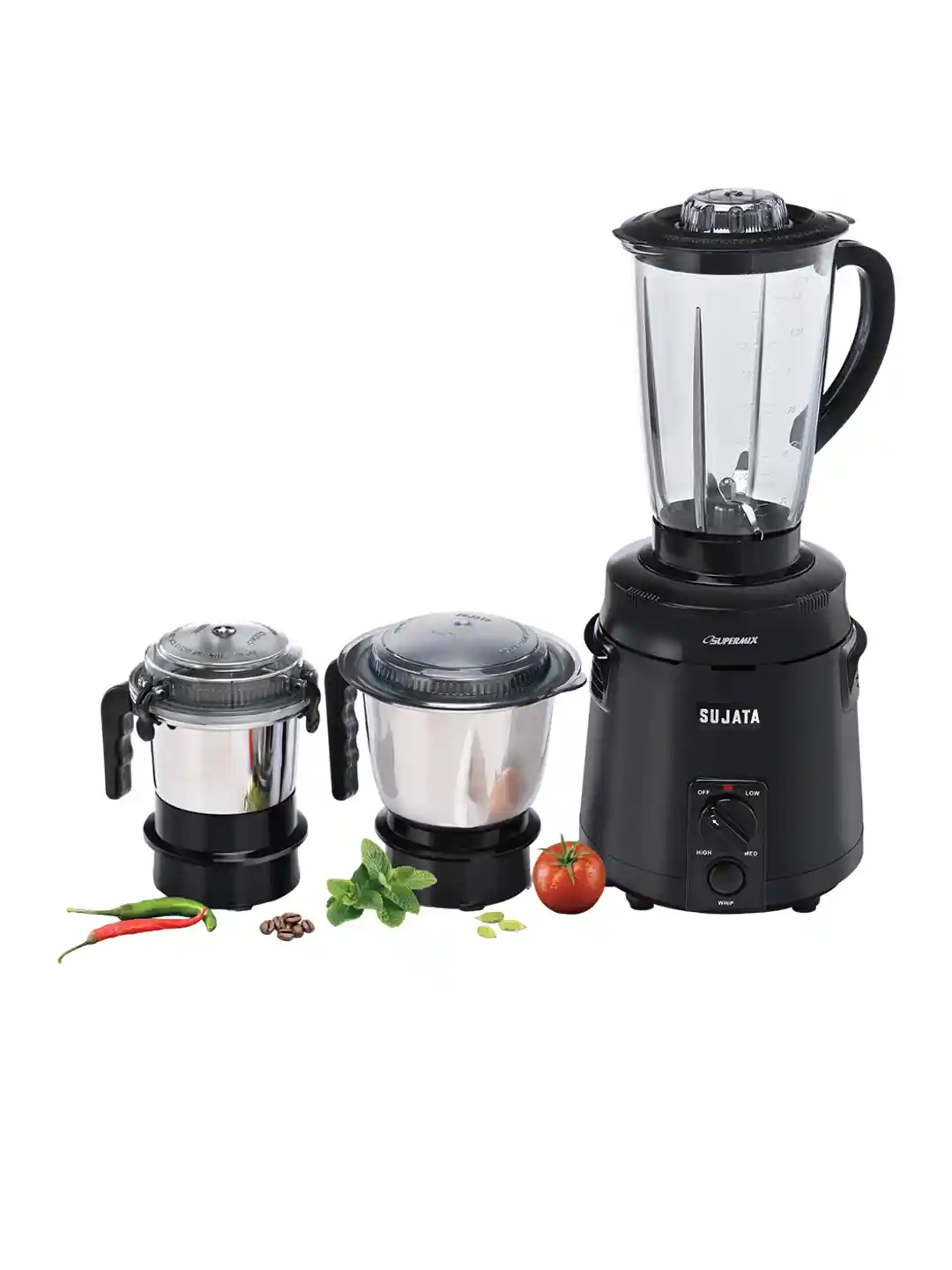 Buy SUJATA Black 900 Watt Jars Juicer Mixer Grinder Juicer